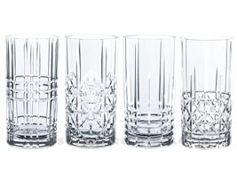 GOBELET HAUT / SODA / LONG DRINK HIGHLAND H15.5CM SET/4