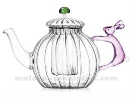 THEIERE LAPIN ROSE