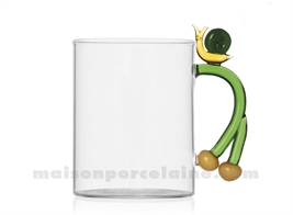 ICHENDORF  - FRUITS ET FLEURS - MUG ESCARGOT - H10 X D8CM 45CL