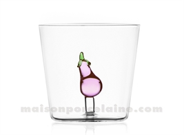 ICHENDORF  - LEGUMES - GOBELET AUBERGINE H8 X8,5CM 35CL