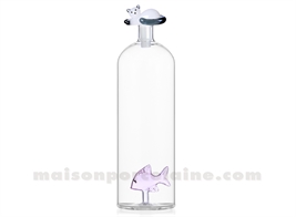 ICHENDORF  - TABBY CAT - BOUTEILLE CHAT BLANC/QUEUE FUMEE 1,15L