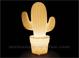 LAMPE BISCUIT - CACTUS H30,5-20X12CM