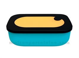 LUNCH BOX 20X12H7CM 90CL JAUNE