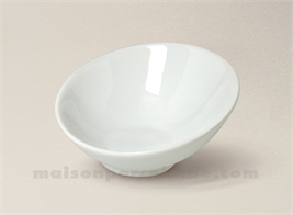 MISE EN BOUCHE PORCELAINE BLANCHE LOUNGE 9.5X4.5