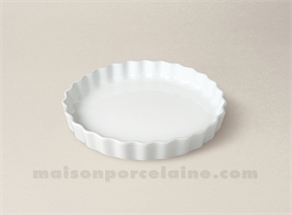 MOULE TARTELETTE CPORCELAINE BLANCHE 3 TOQUES 12X3