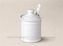 MOUTARDIER PORCELAINE BLANCHE BISTRO 9X6.5 11CL