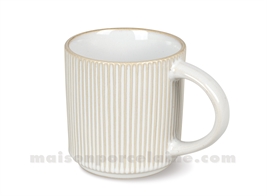 MUG GRES MEDARD DE NOBLAT AGORA BEIGE 33CL