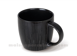 MUG GRES MEDARD DE NOBLAT MAGMA BLACK 28CL