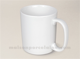 MUG PORCELAINE BLANCHE CLASSIQUE 9.4X8.5CM 36CL