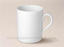 MUG PORCELAINE BLANCHE MADE IN FRANCE EMPIRE D7.5X9.5CM 32CL