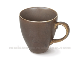 MUG PORCELAINE OKRA MAHOGANY D9,5X10,5CM 30CL