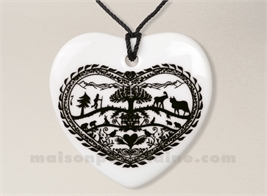 PENDENTIF/MEDAILLON COEUR 4,6X5,3