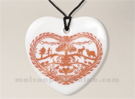 PENDENTIF/MEDAILLON COEUR 4,6X5,3