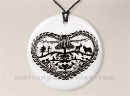 PENDENTIF/MEDAILLON ROND D5