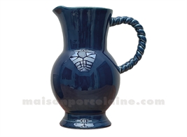 PICHET TORSADE BLEU L17,3 P12,5 H20,5CM
