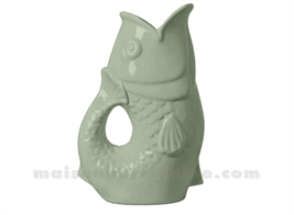 PICHET VASE POISSON GM MATCHA L16,5 P11 H25,3CM