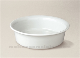 PLAT A FOUR ROND GRATIN STOCKHOLM PORCELAINE BLANCHE N°4 21X6 1.2L