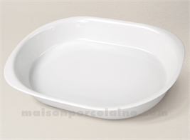 PLAT A FOUR ROND GRATIN STOCKHOLM PORCELAINE BLANCHE N°4 21X6 1.2L - Maison  de la Porcelaine