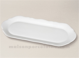 PLAT CAKE LIMOGES PORCELAINE BLANCHE COLBERT