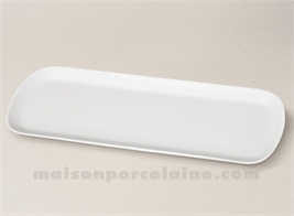 PLAT CAKE PORCELAINE BLANCHE FLANDRE 37X15