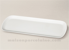 PLAT CAKE PORCELAINE BLANCHE SOLOGNE 37X15