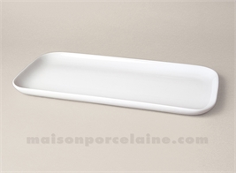 PLAT CAKE PORCELAINE BLANCHE UNI 31X14