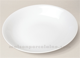 PLAT CREUX PORCELAINE BLANCHE OSAKA D30