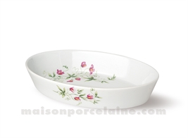 PLAT OVALE SABOT INDIVIDUEL CULINAIRE LIMOGES 19X122222