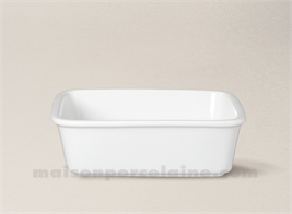 PLAT FOUR SURGELES PORCELAINE BLANCHE 17.5X15,5 - Maison de la Porcelaine