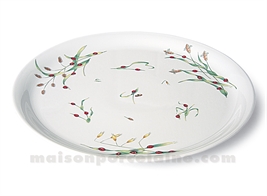 PLAT TARTE LIMOGES EMPIRE D32