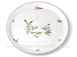 PLAT TARTE LIMOGES EMPIRE D32