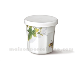 POT CONFITURE+COUVERCLE PLASTIQUE PM 7X7 120GRS