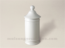 POT PHARMACIE LIMOGES PORCELAINE BLANCHE BERNARD N°1 24X10 80CL