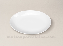 RAVIER OVALE PORCELAINE BLANCHE ARTOIS 22X15 CM