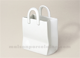 SAC PAPIER RECTANGULAIRE PORCELAINE BLANCHE 12X8