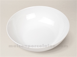 ASSIETTE CREUSE PORCELAINE BLANCHE ARTOIS 20X4.5CM - Maison de la Porcelaine