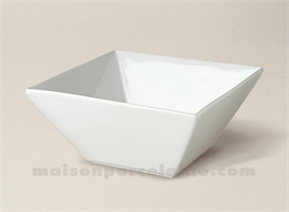 SALADIER CARRE INDIVIDUEL PORCELAINE BLANCHE KYOTO 16X16