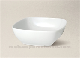 SALADIER CARRE PORCELAINE BLANCHE SAHARA INDIVIDUEL D16