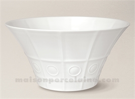 SALADIER LIMOGES PORCELAINE BLANCHE OSMOSE GM