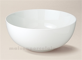 SALADIER PORCELAINE BLANCHE BOULE ARTOIS N°2 25X10.5