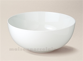 SALADIER PORCELAINE BLANCHE BOULE ARTOIS N°3 23X9.5