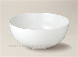 SALADIER PORCELAINE BLANCHE BOULE FLANDRE N°4 21X8.5