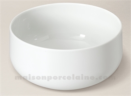 SALADIER YAKA PORCELAINE BLANCHE 25CM 3L