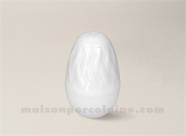 SALIERE PORCELAINE BLANCHE LOUISIANE 7X5