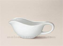 SAUCIERE PORCELAINE BLANCHE ANSE 14X5.5 10CL