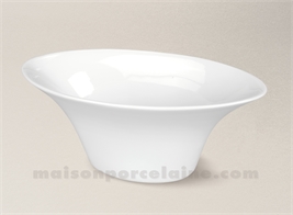 SAUCIERE PORCELAINE BLANCHE HAUSSMANN FABRIQUEE EN FRANCE 17X8.5X7 20CL