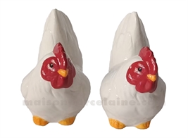 SEL ET POIVRE COQS L7,7 P5,5 H8,1CM