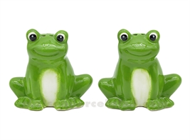 SEL ET POIVRE GRENOUILLE L6,4 P4,4 H6CM