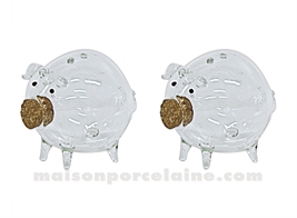SEL ET POIVRE - SET COCHONS D5 H6CM