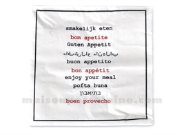 SERVIETTE PAPIER BON APPÉTIT MULTI X20